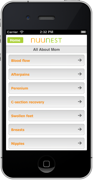 Get information about new Mom's on your iPhone.