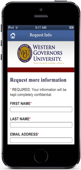 WGU Request Information