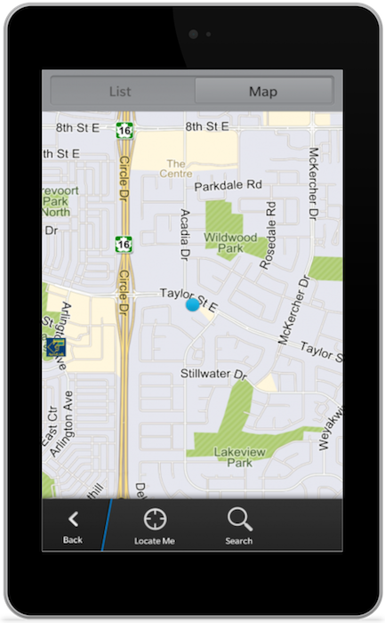 Access Credit Union Map Screen BB10