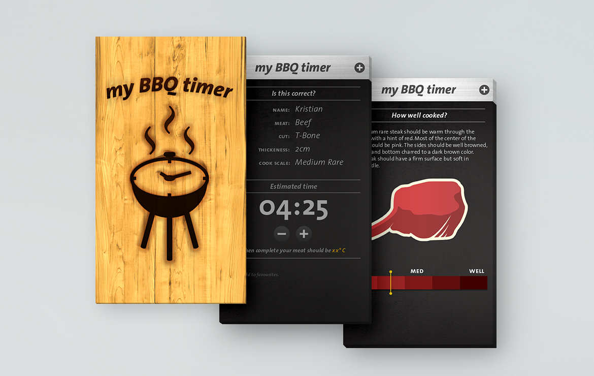 my BBQ timer - Push Interactions app review