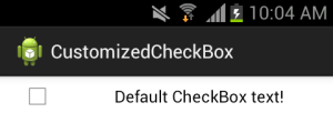 Android CheckBox with left padding