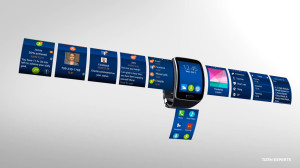 smartwatch UI