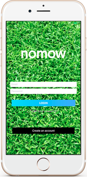 Nomow Login Screen